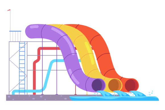 Download Water Tube Ride. Plastic Park Tunnel Att - Tube Collection