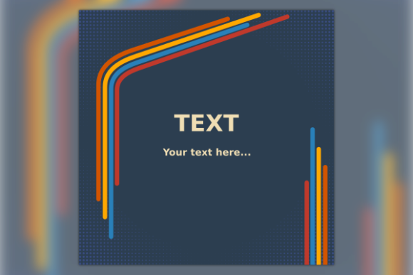 Download Retro Colorful Lines Halftone Background - Line Collection