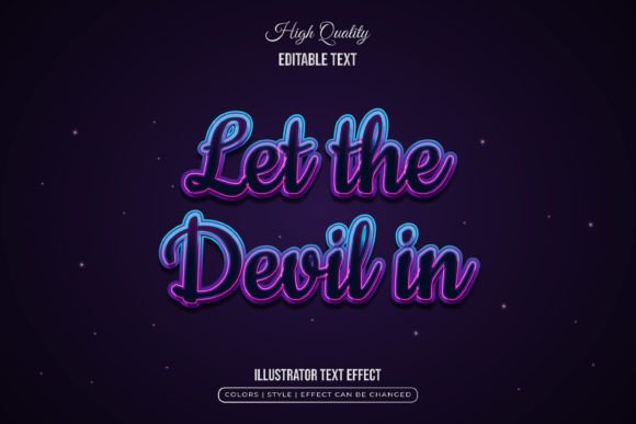 Download Dark Text Effect with Colorful Lines - Line Collection