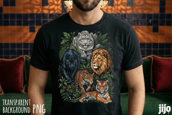 Download Wildcats Lion Tiger Jaguar PNG - Premium Resources