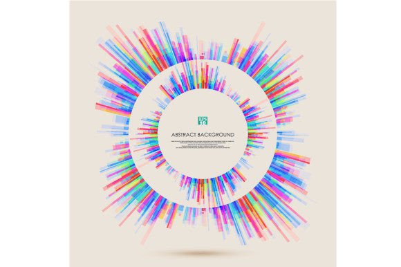 Download Abstract Pattern of Colorful Lines - Line Collection