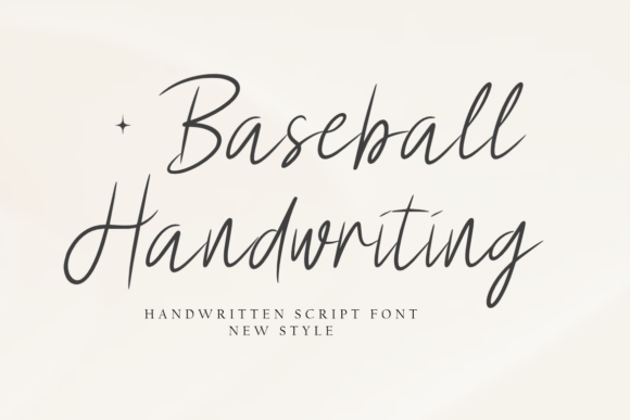 Download Baseball Handwriting - Writing Collection