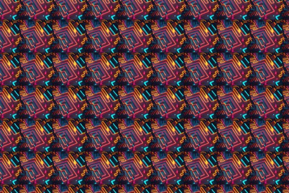 Download Neon Line Pattern Background - Line Collection