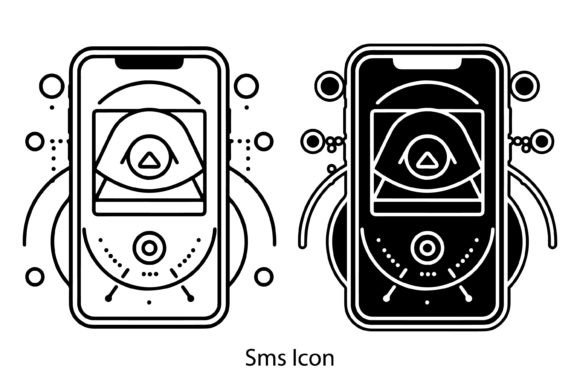 Download Sms Icon Outline Vector Simple Set - Line Collection