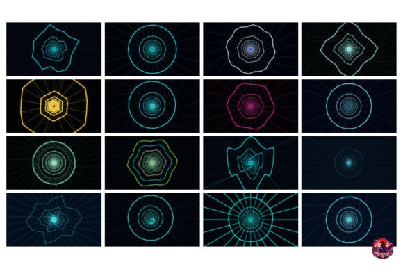 Download Geometric Line Tunnel for Designers - Line Collection