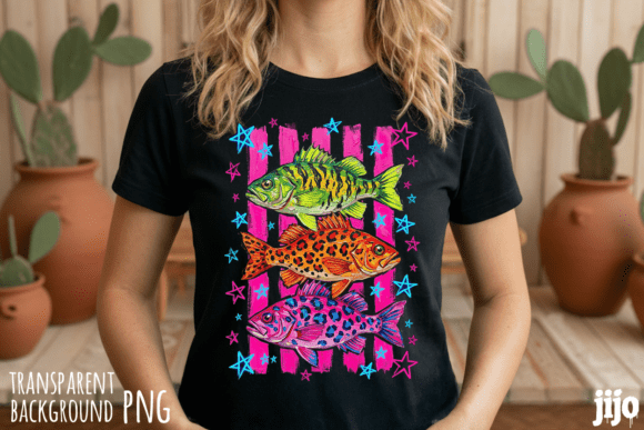 Download Fishing Three Stacked Fish PNG - Premium Bundle