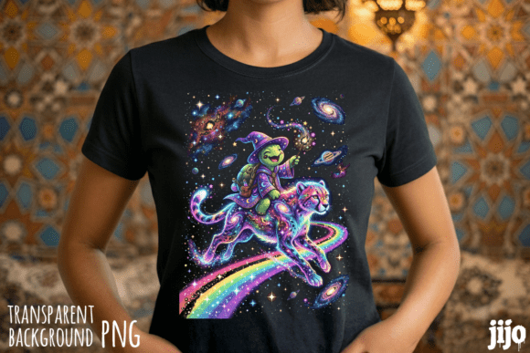 Download Rainbow Turtle Wizard Galaxy PNG - Premium Resources