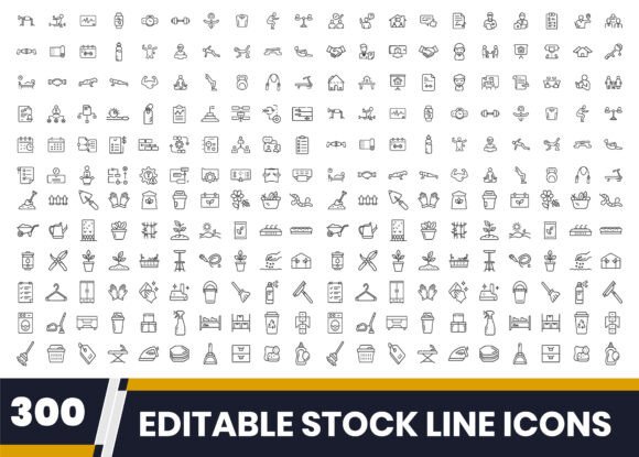 Download Modern Line Icon Pack 300+ Vectors - Line Collection
